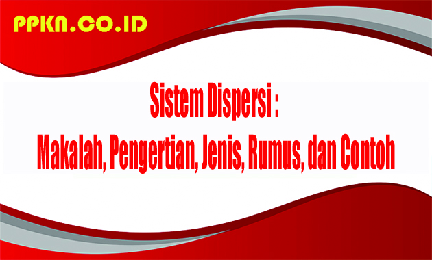 Sistem Dispersi