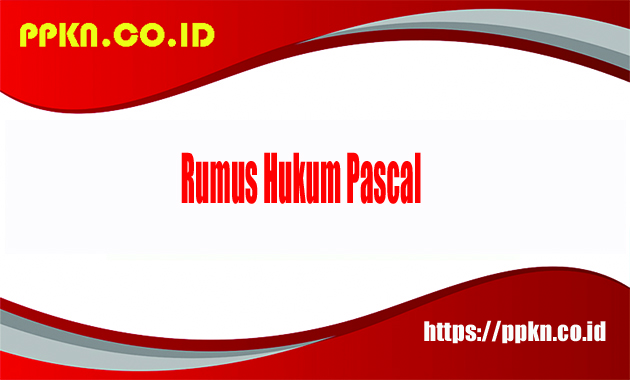 Rumus Hukum Pascal