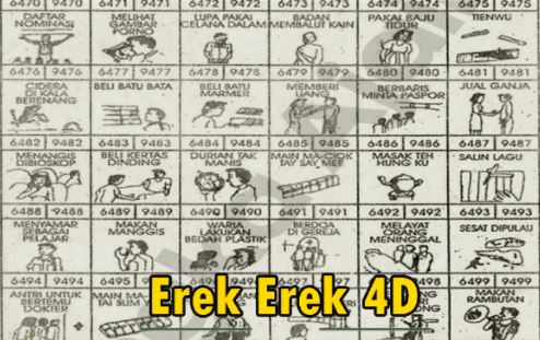 Erek Erek 4D Bergambar