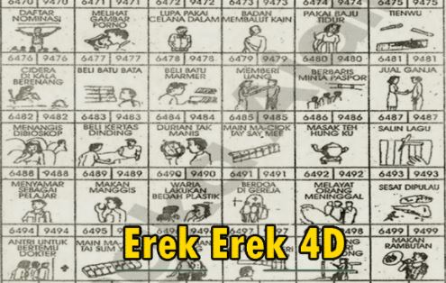 Erek Erek 4D Bergambar