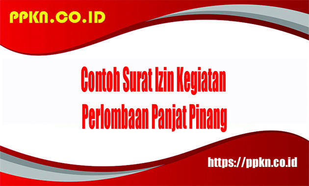 Contoh Surat Izin Kegiatan