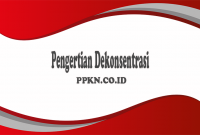 Pengertian Dekonsentrasi