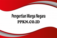 Pengertian Warga Negara