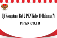 Uji Kompetensi Bab 2 PKN Kelas 10 Halaman 74