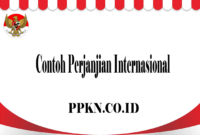Contoh Perjanjian Internasional