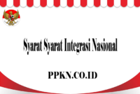 Syarat Syarat Integrasi Nasional