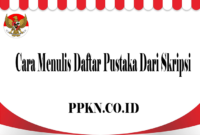 Cara Menulis Daftar Pustaka Dari Skripsi