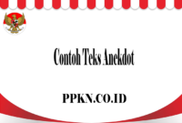 Contoh Teks Anekdot