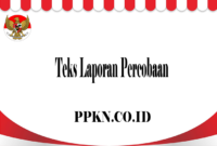 Teks Laporan Percobaan