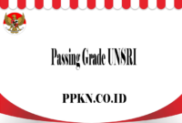 Passing Grade UNSRI