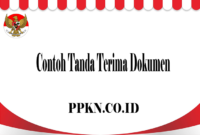 Contoh Tanda Terima Dokumen
