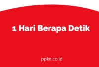 1 Hari Berapa Detik