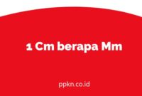 1 cm berapa mm