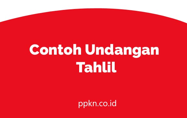 Contoh Undangan Tahlil