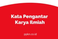 Kata Pengantar Karya Ilmiah