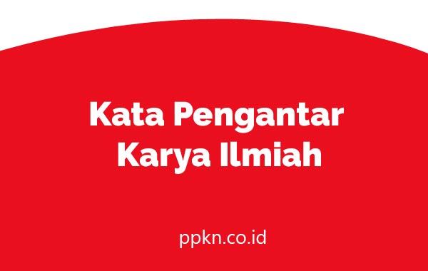 Kata Pengantar Karya Ilmiah