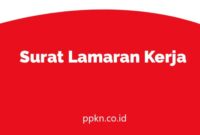 Surat Lamaran Kerja