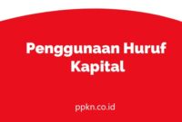 Penggunaan Huruf Kapital