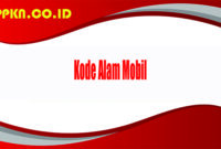 Kode Alam Mobil