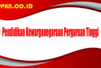 Pendidikan Kewarganegaraan Perguruan Tinggi