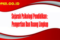 pengertian psikologi pendidikan