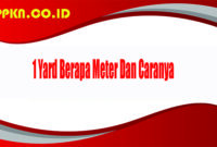 1 Yard Berapa Meter Dan Caranya
