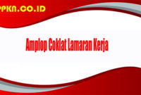 Amplop Coklat Lamaran Kerja
