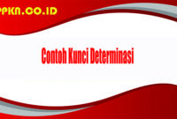 Contoh Kunci Determinasi 