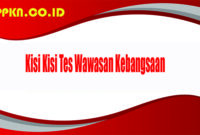 Kisi Kisi Tes Wawasan Kebangsaan