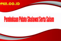 Pembukaan Pidato Shalawat Serta Salam