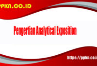 Pengertian Analytical Exposition