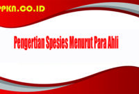Pengertian Spesies Menurut Para Ahli