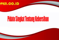 Pidato Singkat Tentang Kebersihan