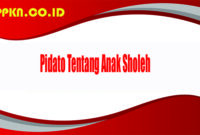 Pidato Tentang Anak Sholeh