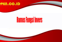 Rumus Fungsi Invers