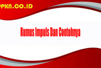 Rumus Impuls Dan Contohnya