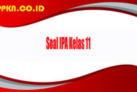 Soal IPA Kelas 11