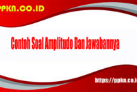 Contoh Soal Amplitudo Dan Jawabannya