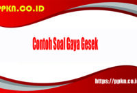 Contoh Soal Gaya Gesek