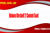 Hukum Kirchoff 2 Contoh Soal