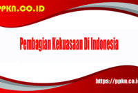 Pembagian Kekuasaan Di Indonesia