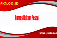 Rumus Hukum Pascal