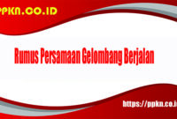 Rumus Persamaan Gelombang Berjalan