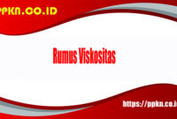 Rumus Viskositas