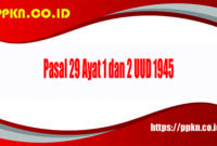Pasal 29 Ayat 1 dan 2 UUD 1945