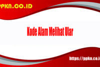 kode alam melihat ular