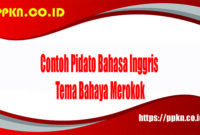 Contoh Pidato Bahasa Inggris Tema Bahaya Merokok