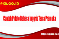 Contoh Pidato Bahasa Inggris Tema Pramuka