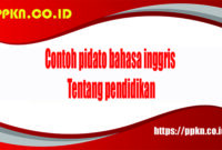 Contoh pidato bahasa inggris