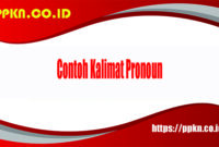 Contoh Kalimat Pronoun